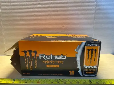 Peach Rehab monster drinks (15ct)