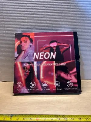 Neon LED wall art decorative lamp