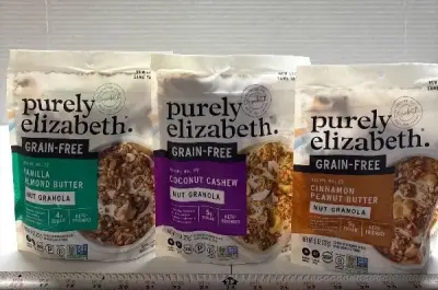 (3) Purely Elizabeth nut granola exp:01/26