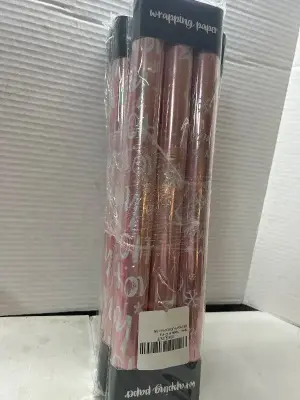 12 ct pink wrapping paper
