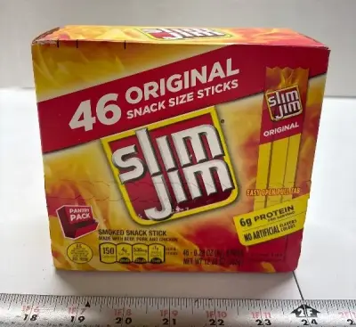 46ct slimjims snack size exp:01/26