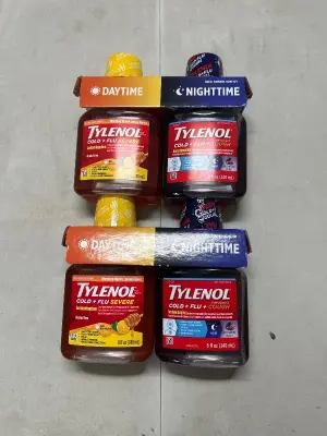 2 CT 2 pack tylenol cold n flu 03/26