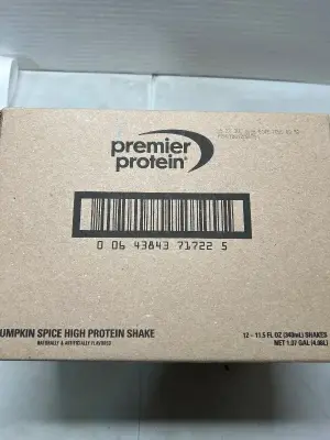 12 pack pumpkin spice high protein drinks bb 08/27/26