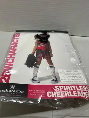 size 10 scary cheerleader costume