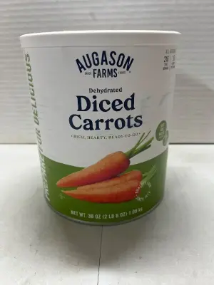 2 lb 6 oz dehydrated diced carrots