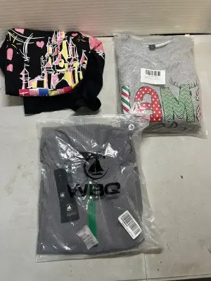 large disney shirt , christmas sweater medium , medium quater zip sleeveless