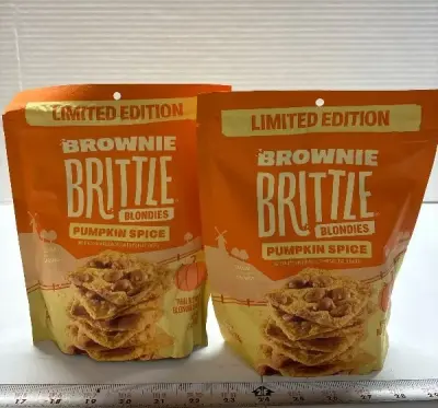 (2) Brownie brittle pumpkin spice exp:06/22