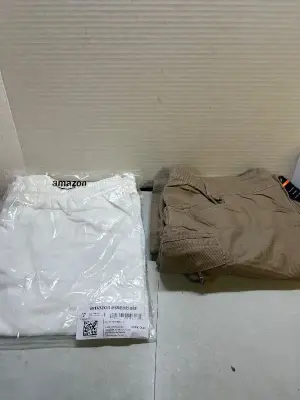 4 x white pants us 38 brown pants