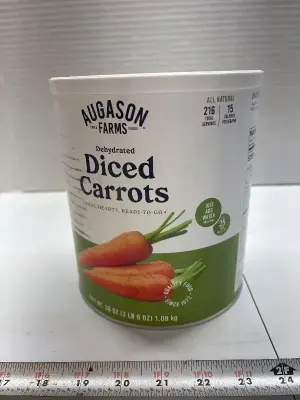 2Lb dehydrated diced carrots exp:09/50