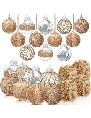 28ct burlap ornament decor