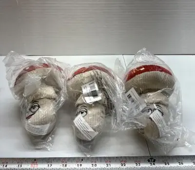 3 mushroom dog toys