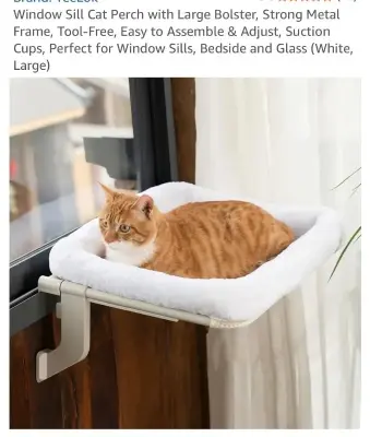 Cat window sill perch