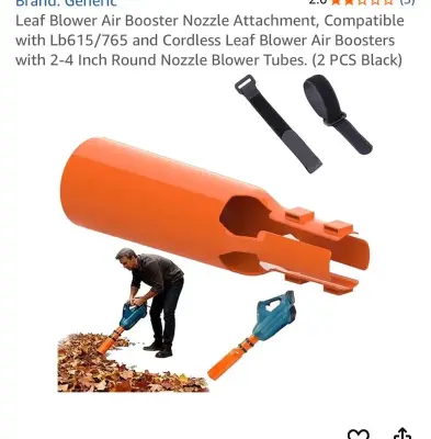 2 leaf blower air booster