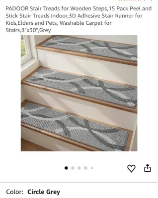 15pk 8”x30” stair treads