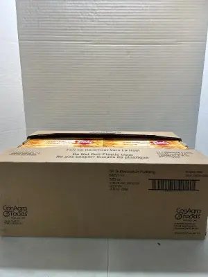 8 6 packs of 5.5 oz butterscotch pudding cups bb 01/16/26