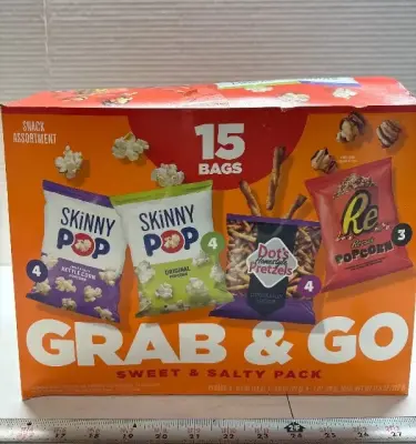 15pk grab & go snack box exp:03/26