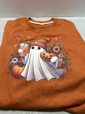 size large cute fall crewneck