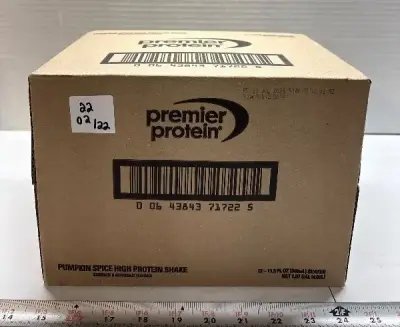12pk Pumpkin Spice Premier protein exp:07/26