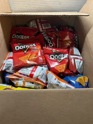 2 boxes of assorted mini chips bb 02/24/26