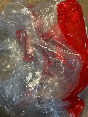 2 piece inflatable family game belly bump