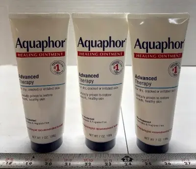 (3) 7oz Aquaphor
