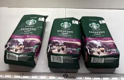 (3) Starbucks espresso roast exp:01/26