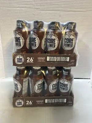 2 12 packa of core power high protein milkshake BB 06/27/26