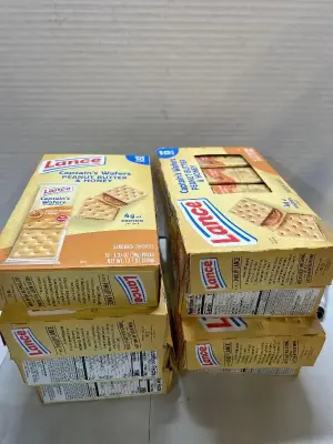 8 10 packs of lance peanut butter and honey sandwich crackers 01/31/26