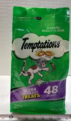 48 ounce temptations treats exp: 09/26