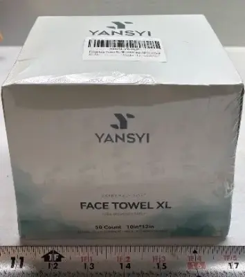 50ct 10”x12” face towels