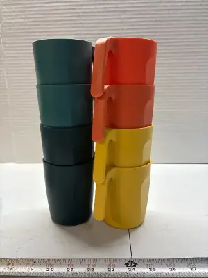 8pk plastic mugs