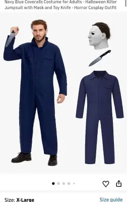 X-Large men’s Halloween costume