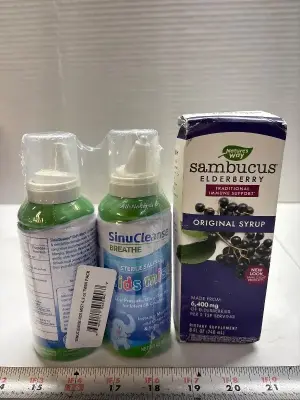 Elderberry syrup and sinucleanse