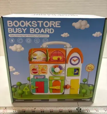 Bookstore busy board