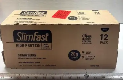 12pk strawberry Slimfast exp:02/26