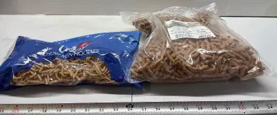 Chow mein noodles and cheddar sesame sticks exp:03/26