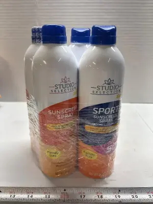 2 50SPF and 2 70spf sunscreen spray