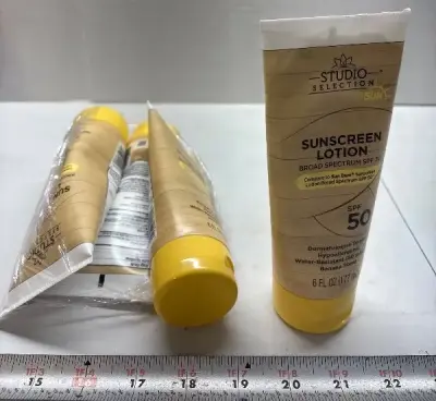(4) 50SPF sunscreen lotion