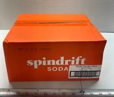 12pk spindrift soda exp:03/26