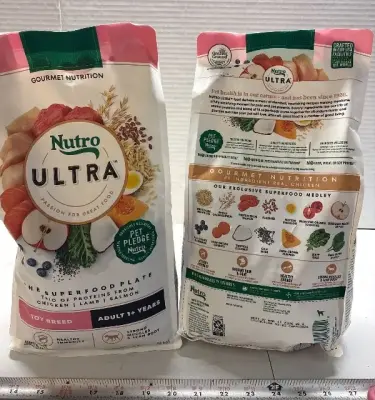 (2) 3.5Lb toy breed dog food exp:03/26