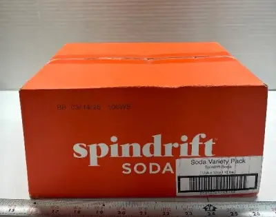 12pk spindrift soda exp:03/26
