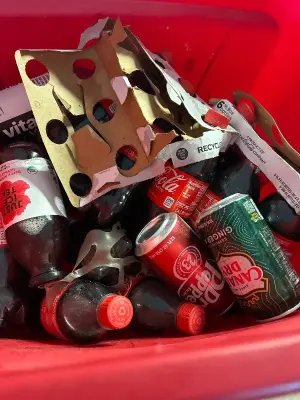 lot of various drink with various exp dates