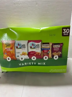 30 pack of variety chips 02/26/26