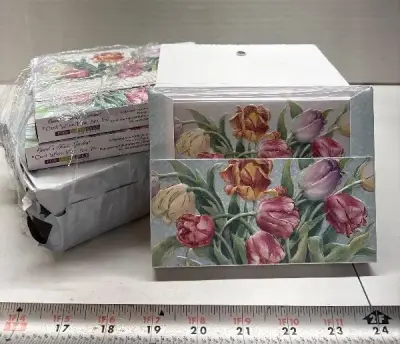6pk floral cards