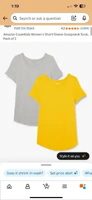 Women’s shirts (2)(L) and sweaters (2)(XXL)