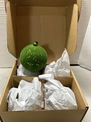 3 Ct 4 pack of velvet christmas ornaments