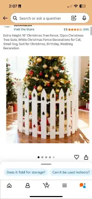 Christmas tree skirt/ fence