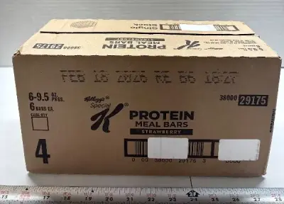 (4) 6pk kelloggs protein meal bars exp:02/28/26