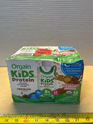 Organic kids  based protein shakes (12ct)(11/05/26)