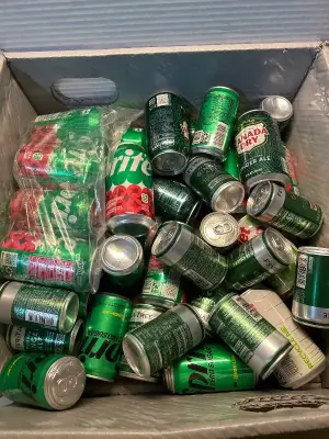 Box of sprite(06/15/26)and ginger ale (11/2026)